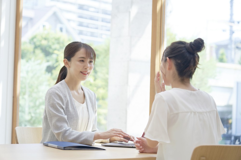 対面でお会い致します